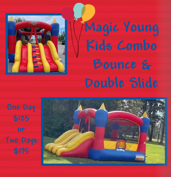 Magic Young Kids Combo Bounce:Double Slide