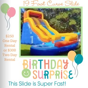 Birthday Surprise 19 Ft Curve