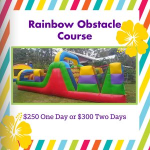 Rainbow Obstacle Course