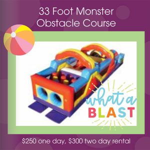 33 Foot Monster Obstacle Course